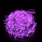 Violet / Type de batterie 10 M 80 lumières