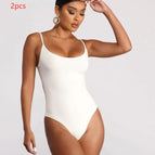 White round neck 2pcs