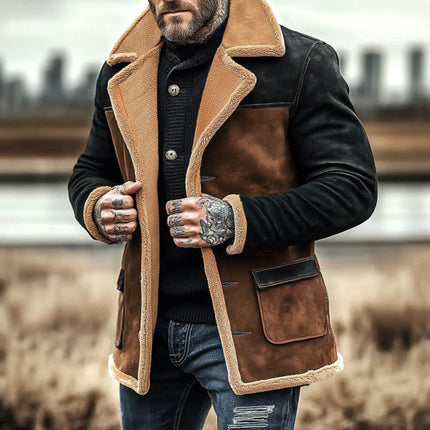 Men's Vintage Suede Casual Jacket Dropshipman