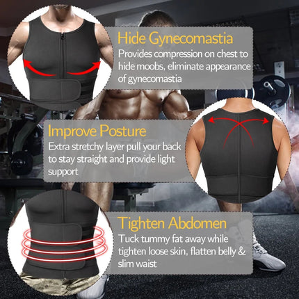 Men Body Shaper Waist Trainer Upishoppy