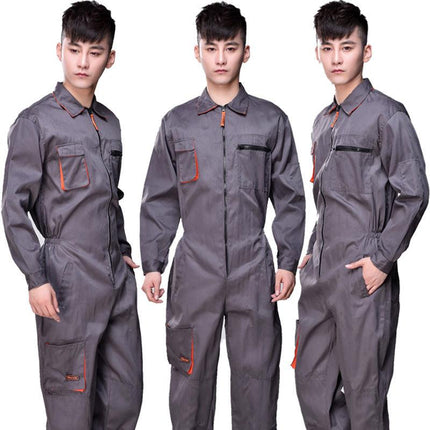 Auto 4S shop custom one-piece suit men's tooling uniform labor insurance auto repair mechanic repair dust-proof suit one-piece work clothes suit - Viva Vista Store