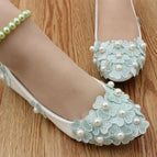 Fond plat vert glace
