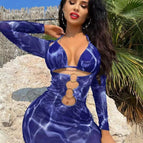 Printing And Dyeing Blue