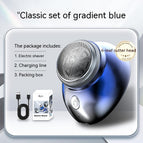 Lame à six feuilles bleu dégradé