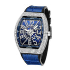 1blue with silver shell