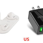 White and US adapter