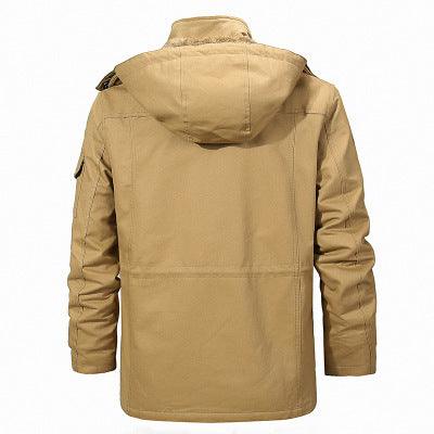 Amazon eBay AliExpress autumn and winter new cotton water washing jacket plus velvet thick detachable cotton clothing coat - Viva Vista Store