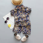 Totem Shirt Short Sleeve Shirt Set