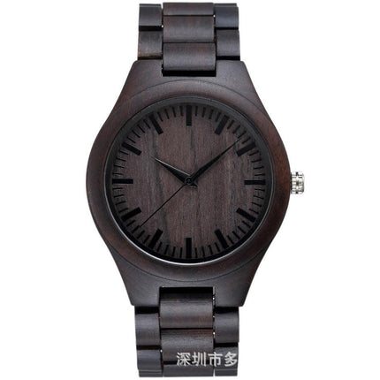 Wooden Watch wood table custom wooden table quartz table Japan imported moving watches foreign trade hot sale - Viva Vista Store