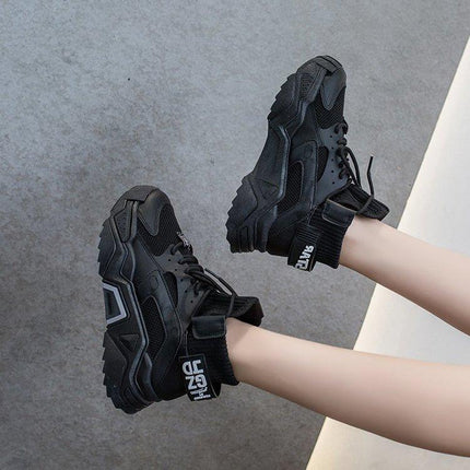 Female Ins Tide  Breathable Thick-soled Shoes Upishoppy