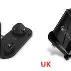 Black and UK adapter