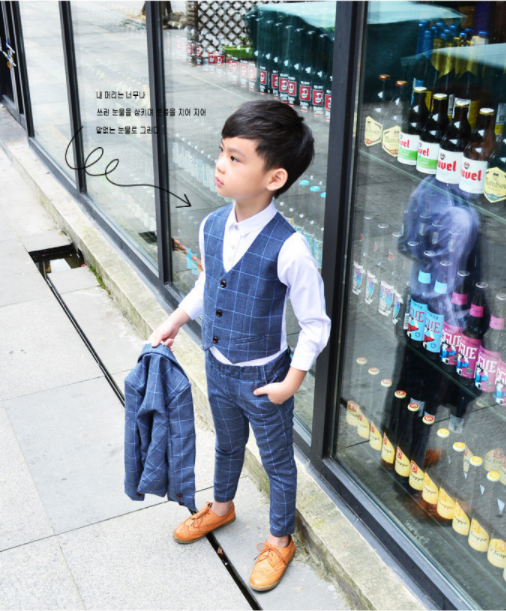 Children's Three-piece Comfort Suit Dropshipman