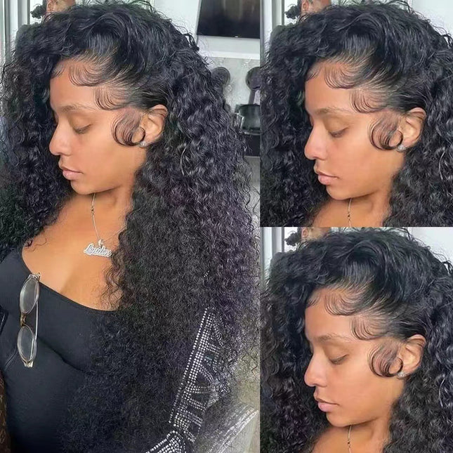 Long Curly Wig Chemical Fiber Lace Wig Head Cover