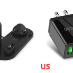 Black and US adapter