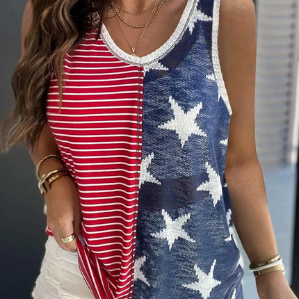 American Flag Stars & Stripes Tank Top
