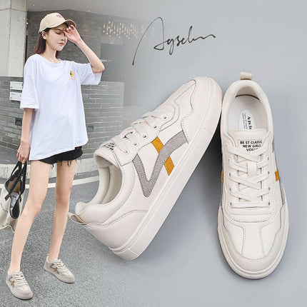 Net red white shoes female 2021 summer new fashion Korean version of the students flat shoes simple display feet small breathable women's shoes - Viva Vista Store