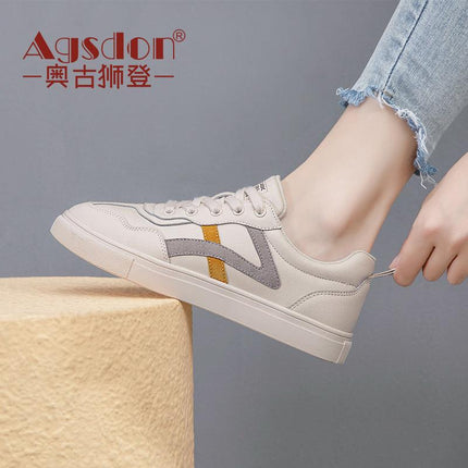 Net red white shoes female 2021 summer new fashion Korean version of the students flat shoes simple display feet small breathable women's shoes - Viva Vista Store