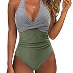 Verde militar a rayas