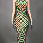 Green Stripes On Skin