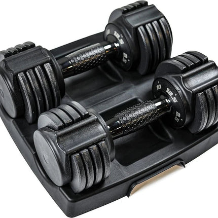 Adjustable Dumbbell with Rotating Handle for Weight Lifting and Fitness Upishoppy