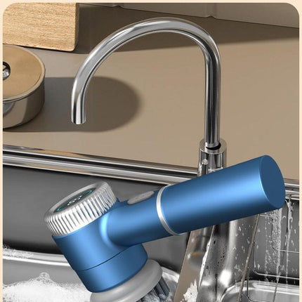 Multifunctional Handheld Wireless Charging Electric Dish Brush - Viva Vista Store