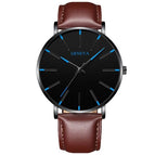 Leather Brown Blue