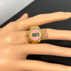 Gold Pink Face