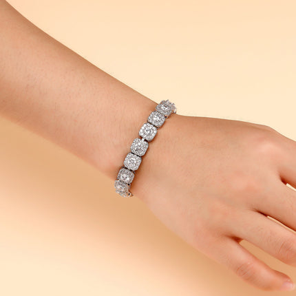 Zircon Flip Trendy Men's Cuban Bracelet Dropshipman