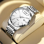 White Silver Watch