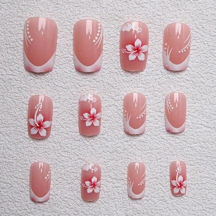 Red Halo Flower Nail Wear Armor