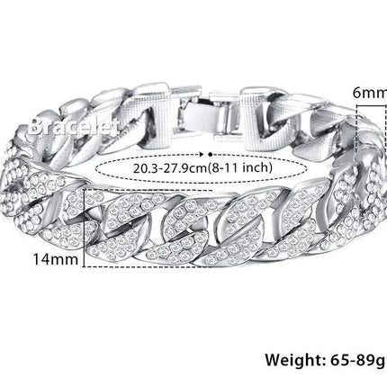 Miami Curb Cuban Chain Bracelet - Viva Vista Store