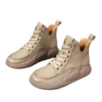 Zapatos de algodón beige