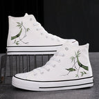 White green bamboo