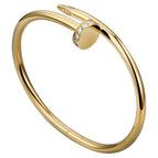Gold with diamonds