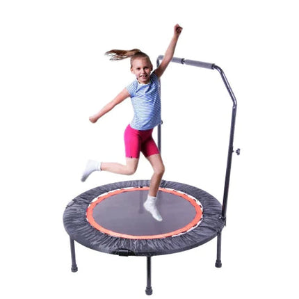 40-Inch Indoor Fitness Trampoline with Safety Pad Upishoppy