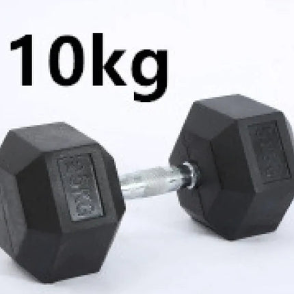 HexGrip Rubber-Coated Fixed Dumbbell Upishoppy