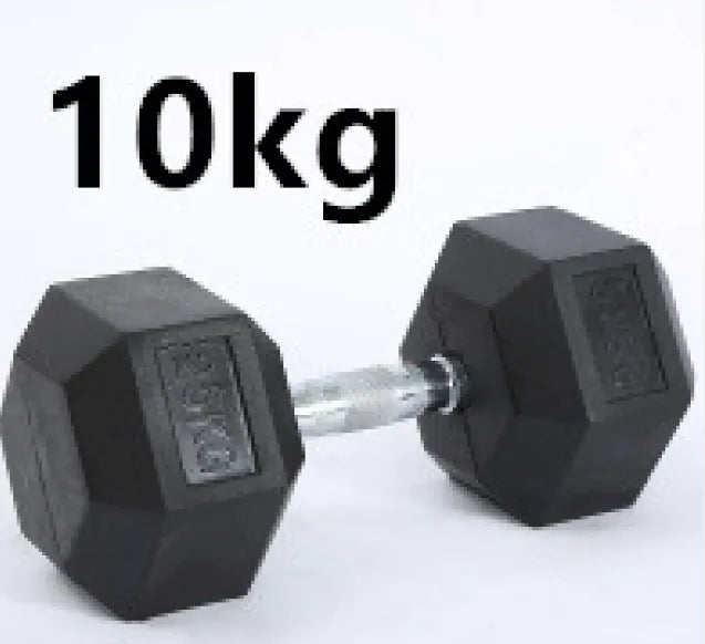 HexGrip Rubber-Coated Fixed Dumbbell Upishoppy