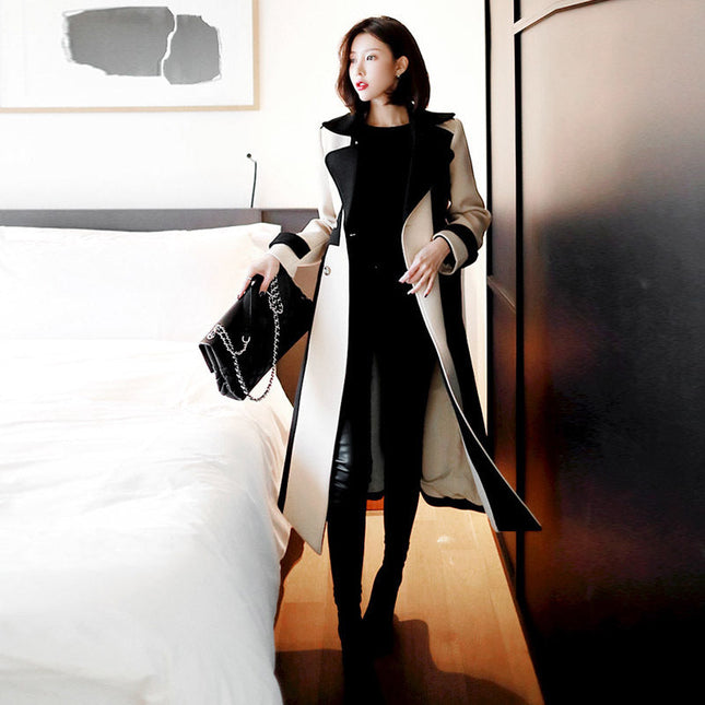 Women's Fashion Mid-length Woolen Coat Dropshipman