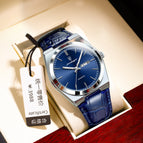 930 Silver Case Blue Surface