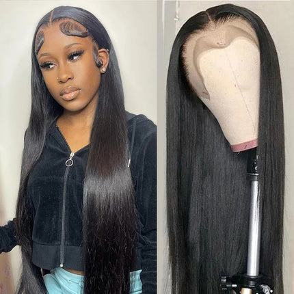 Real Human Hair Wig Lace Hair Set 9a Hair Quality Straight Hair Upishoppy