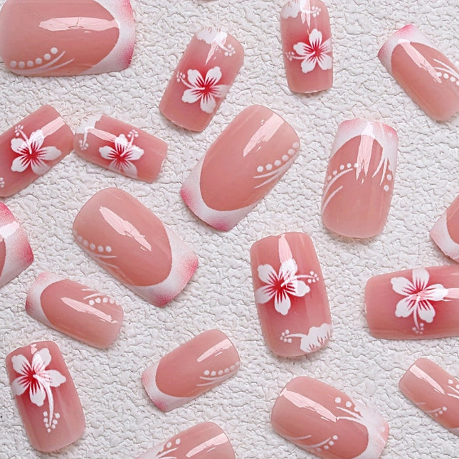Red Halo Flower Nail Wear Armor