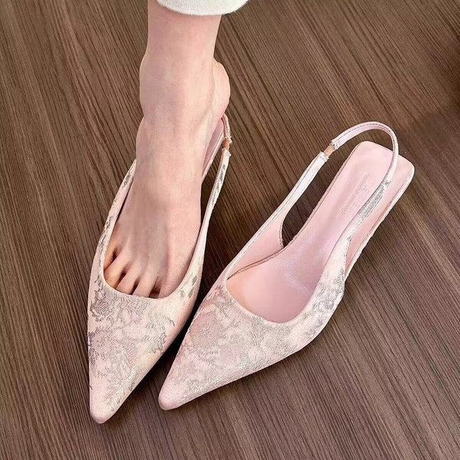 Tacones altos de gamuza para mujer, elegantes y a la moda.