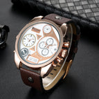 White Surface Dark Brown