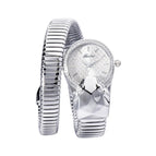 Silvery white
