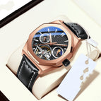 Rose gold black