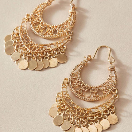 Zinc Alloy Dangle Earrings - Viva Vista Store