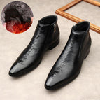 Warm black fur lining
