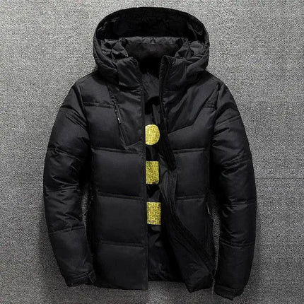 Men's White Duck Down Jacket - Viva Vista Store