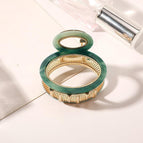 Oval Dark Green