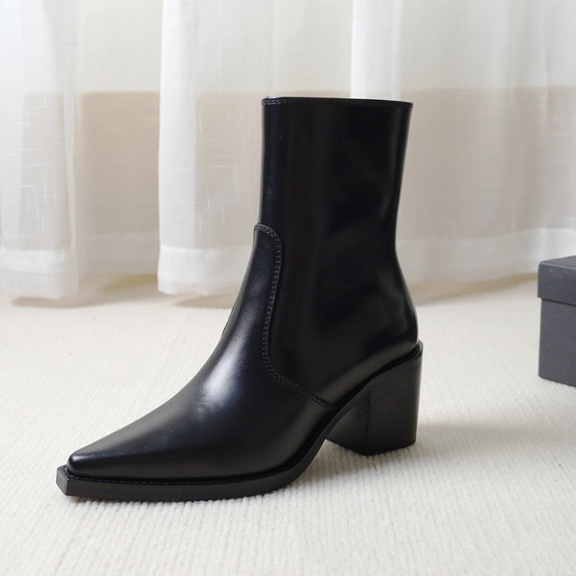 Genuine Leather Martin Ankle Boots